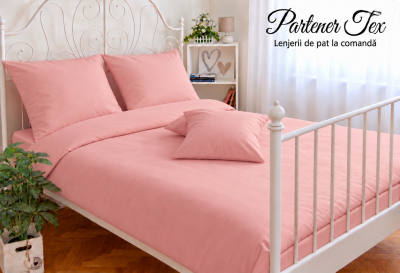 Lenjerie de pat bumbac Ranforce - Plamaniu